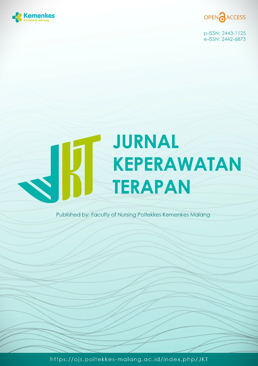 					View Vol. 12 No. 1 (2026): Jurnal Keperawatan Terapan (E-Journal)
				